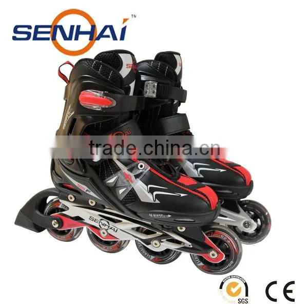 Aluminum Frame Professional Roller Skates Outdoor Sports Shoes Flashing Roller Inline Skates Shoes Professional OEM Acceptable