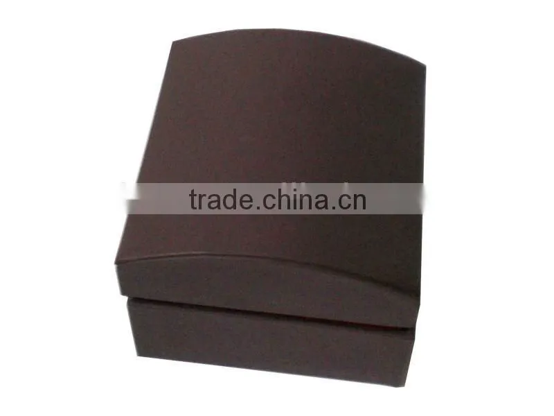 Manufacturer Luxury Black Cardboard Velvet Watch Boxes