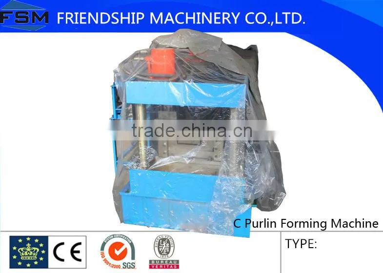 Quick Interchangeable CZ Purlin Roll Forming Machine