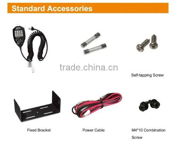 cheap professsional mobile car radio walkie talkie 45KM
