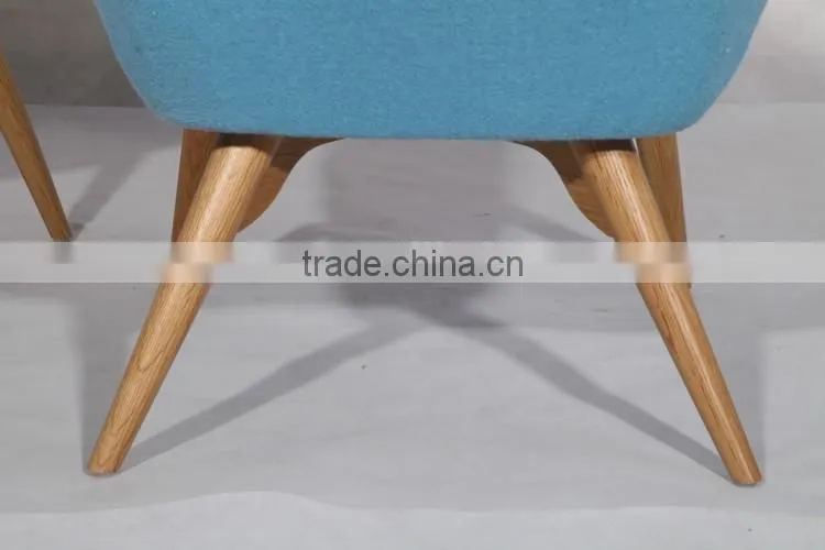 Hotel furniture chaise lounge chair grant featherston chair with footrest sale