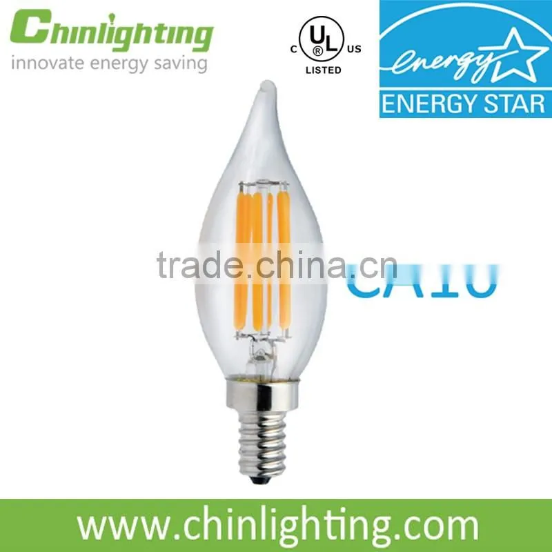 ENERGY STAR led candle shape dimmable decorative e26 e12 dimmable led lamp