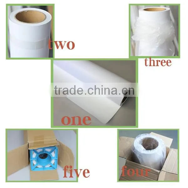 dye pigment latex waterproof matte pp paper with back glue