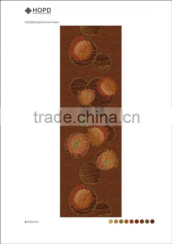 Fireproof aisle carpet with modern design