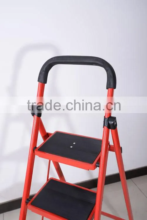 Household step ladder, steel ladder
