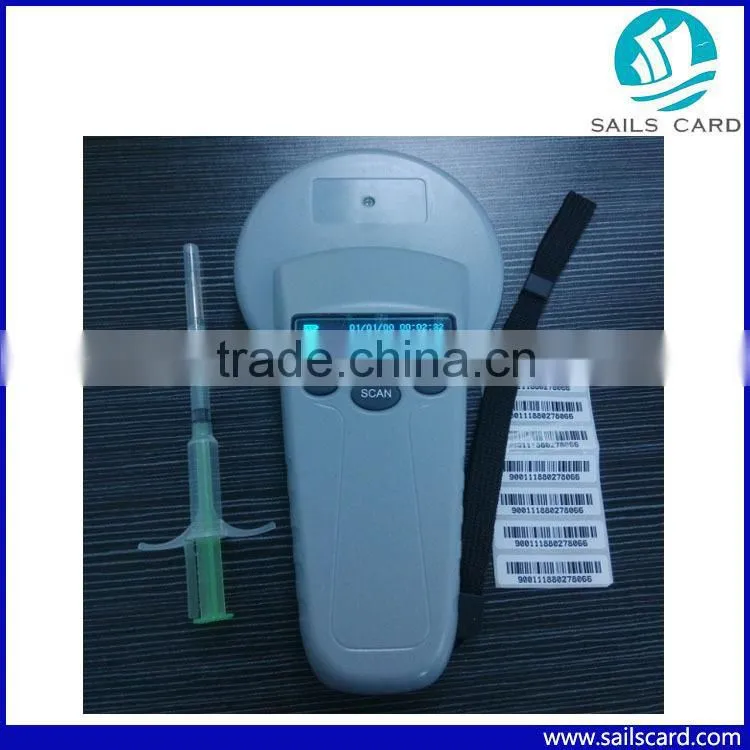 1.4x8mm RFID microchip tag for small animal tracking