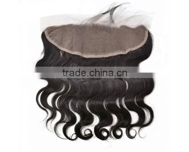 virgin natural color unprocessed brazilian lace frontal closure 13*4