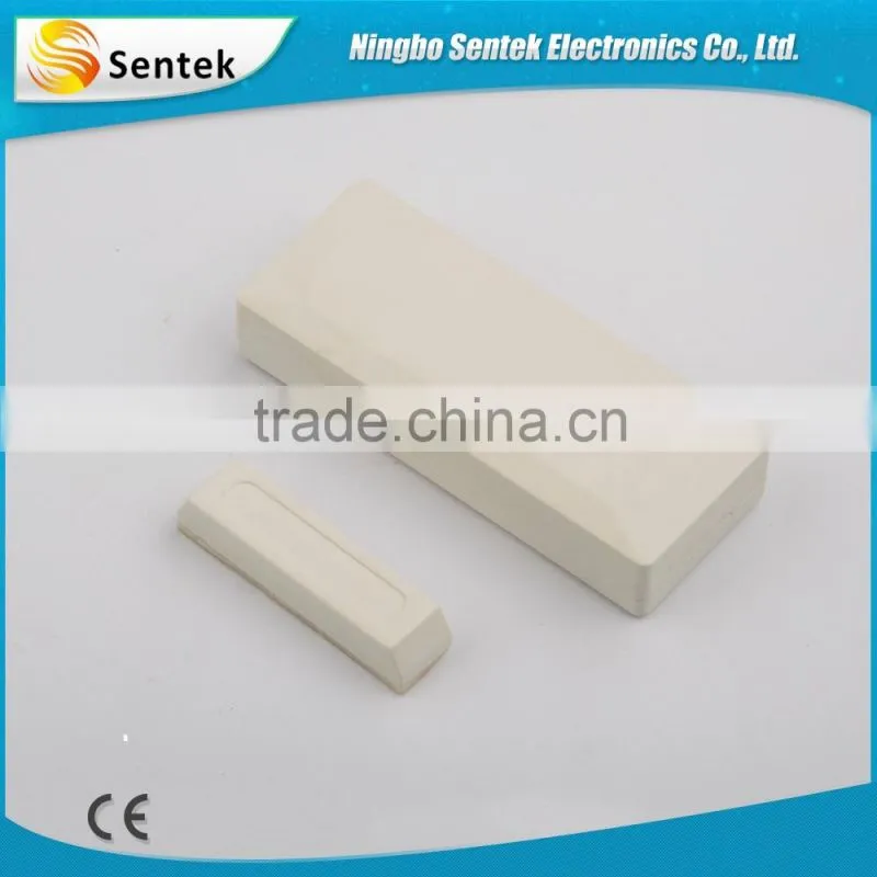 Wireless door window contact transmitter compatible with Honeywell or 2GIG wireless panels
