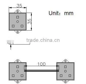 DC12V IP65 waterproof advertising led module Epistar led chip 5050 smd led module