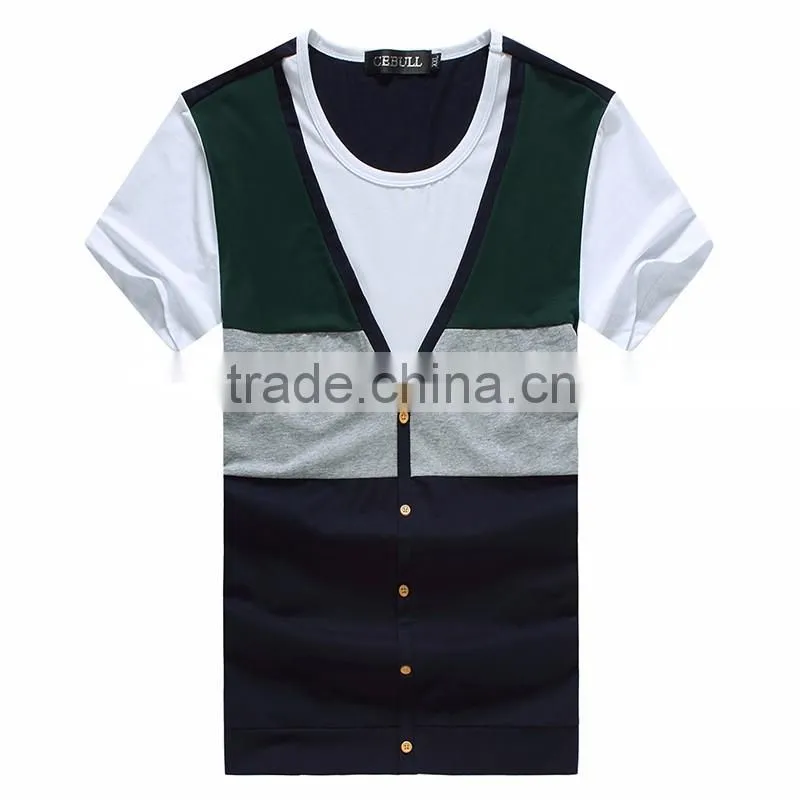 China clothing wholesales Layered knittedc shirt forman colothing low price and high quality
