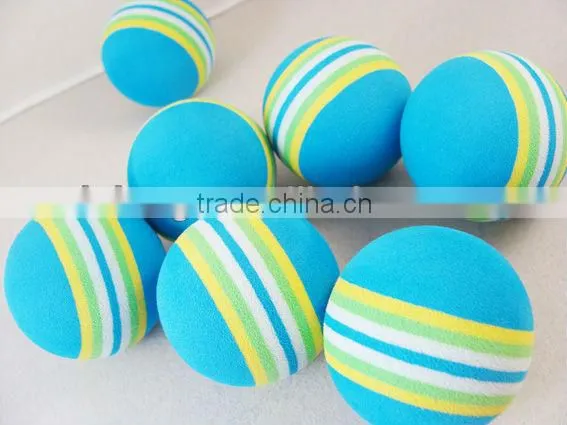 OEM factory directly colorful EVA Rainbow ball foam ball 4cm