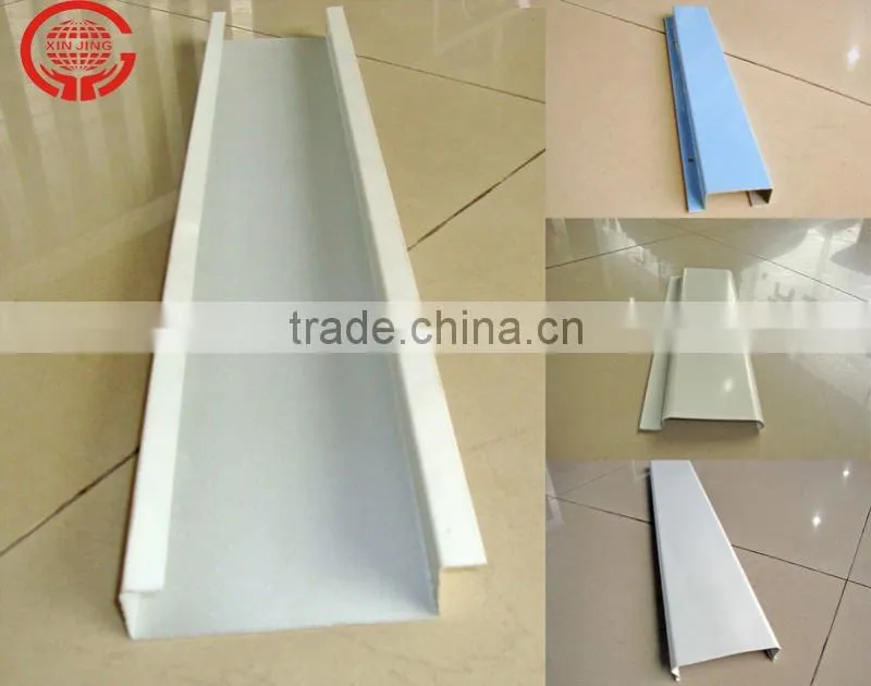 suspended linear aluminum strip ceiling