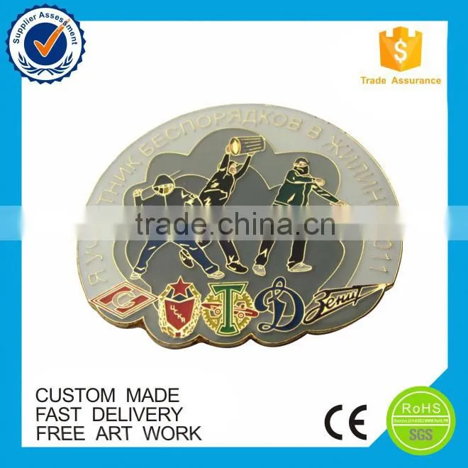 Custom hard enamel lapel pin, enamel lapel pin supplier