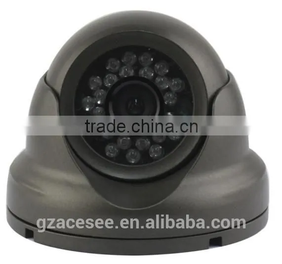 Manufacturer OEM metal Vandalproof analog IR dome security cctv camera shower