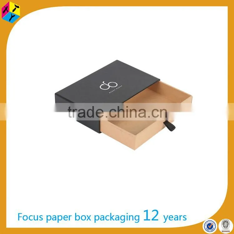kraft paper packaging slide open box