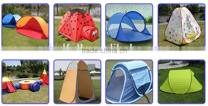 Portable Single layer steel wire Pole Material beach tent