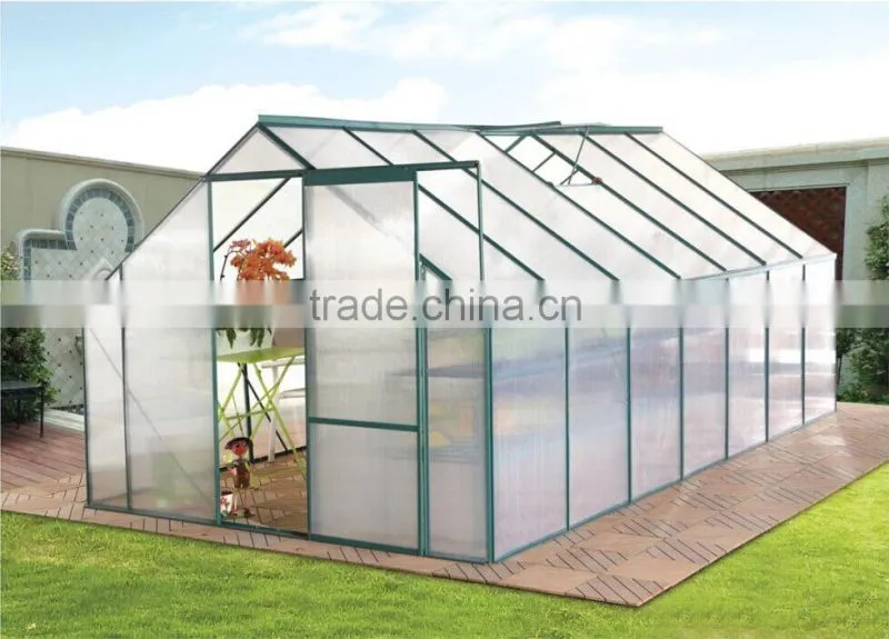 Easy DIY 16*8 FT Aluminum Hobby Greenhouse kits