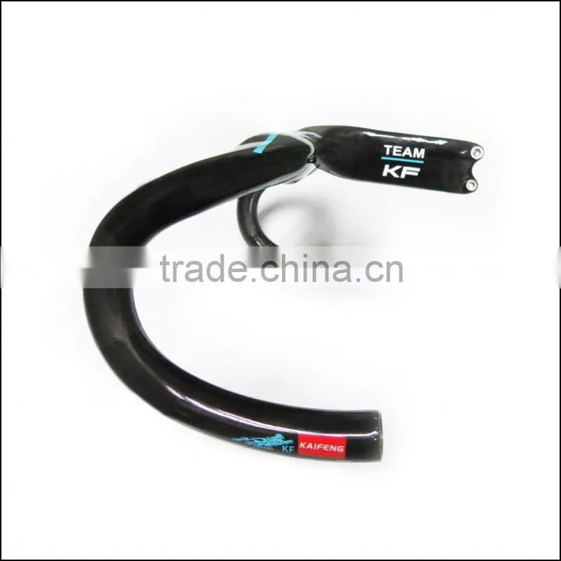 2016 mountain bikes carbon handlebar mtb road bike accessories bicycle parts grips with stem Kaifeng brands BH2210