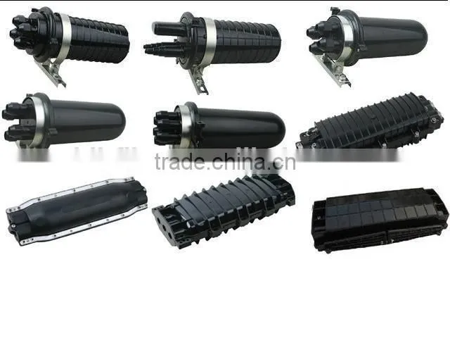 Outdoor Vertical fiber optic splice closure ABS opticcal fiber joint box/splice closure