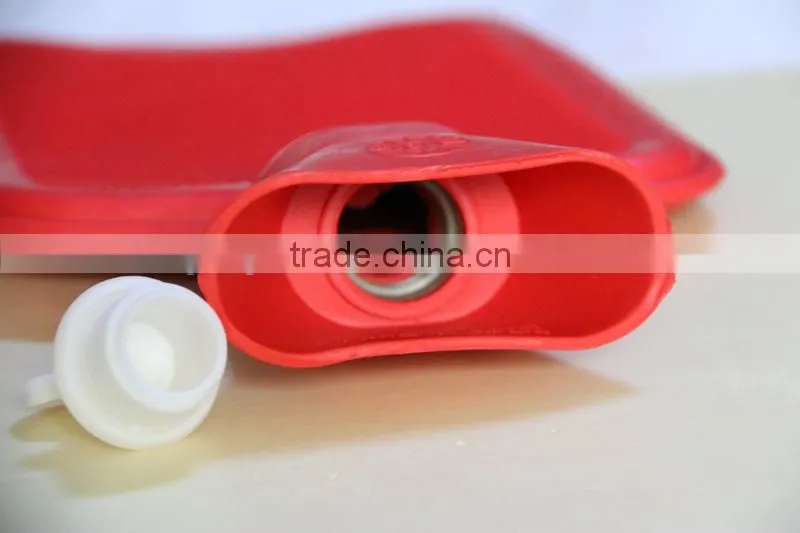 Nature rubber hot water bottle