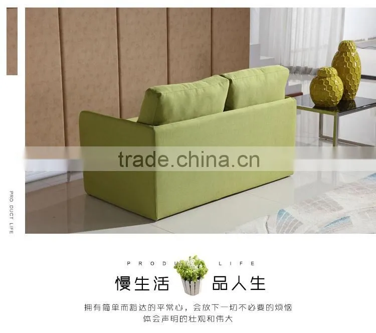 wholesale colorful convertible fabric loveseat sleeper