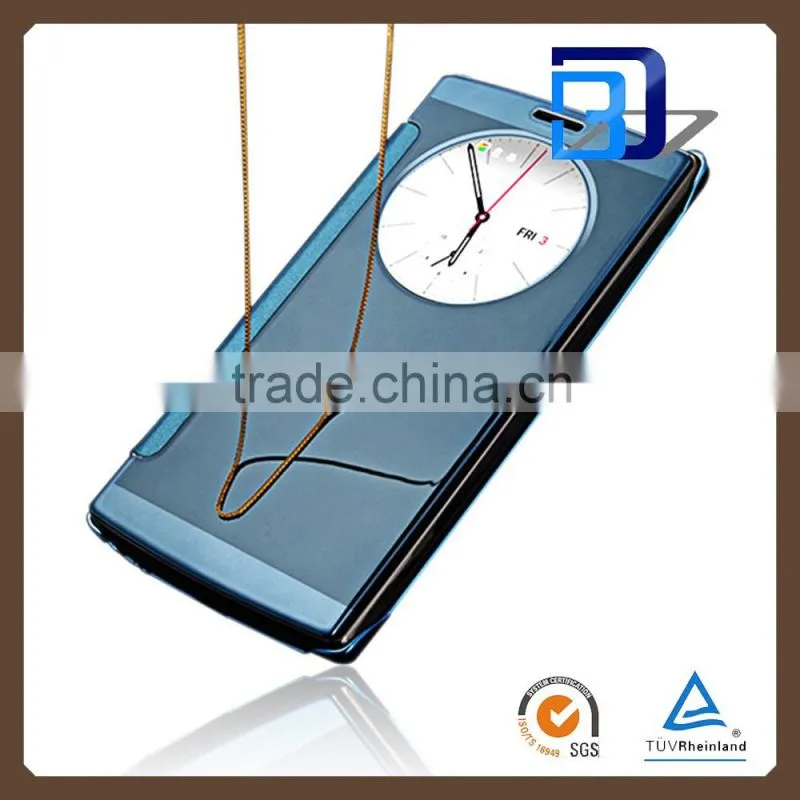 Chinese Supplier Smart case Electroplating PC Mirror case For LG G4 smart case factory price