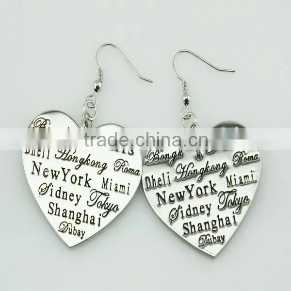 Newest design earring bijouterias for girls-E4087