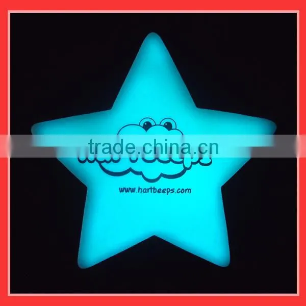 colour changing led flashing star shape mood light