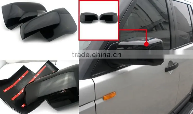 Plastic chrome plating full rear view car side mirror cover for Rangerover sport body kit
