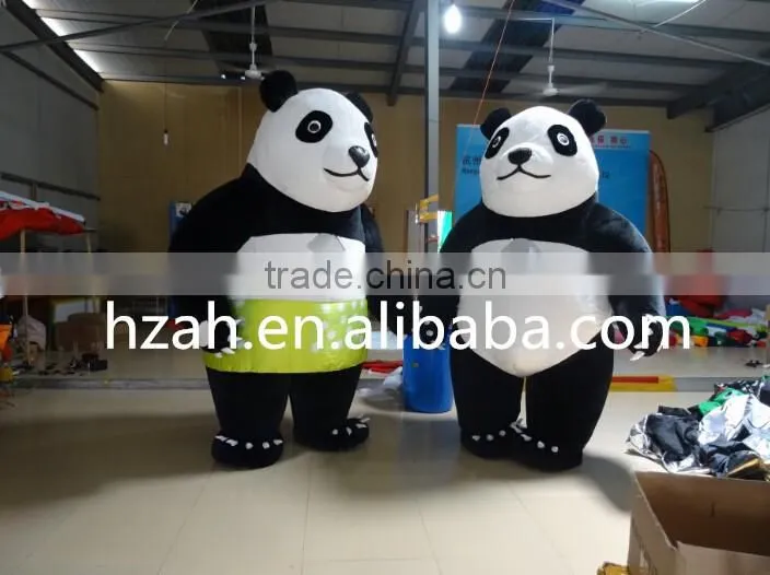 Fat Inflatable Panda/Animated Christmas Inflatable Characters