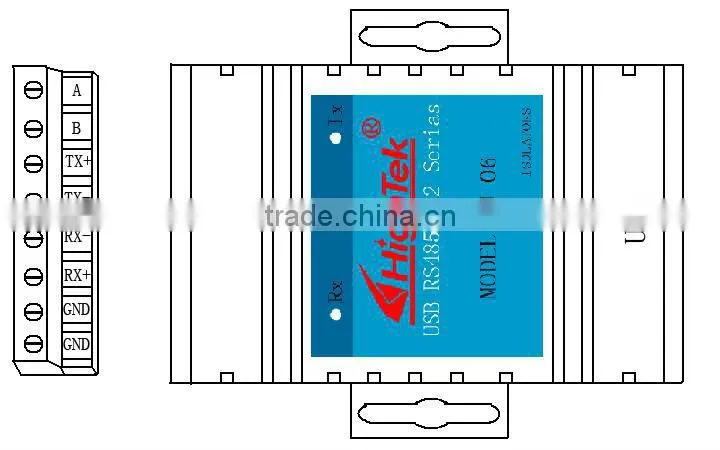 Industrial USB to RS485 RS422 Converter,Photoelectric Isolating and 600W Lightning Protection