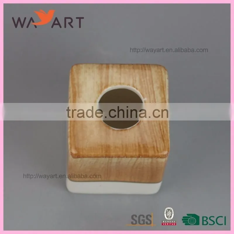 Wooden Design White Ceramic Fragrance Diffuser Wooden Sticks