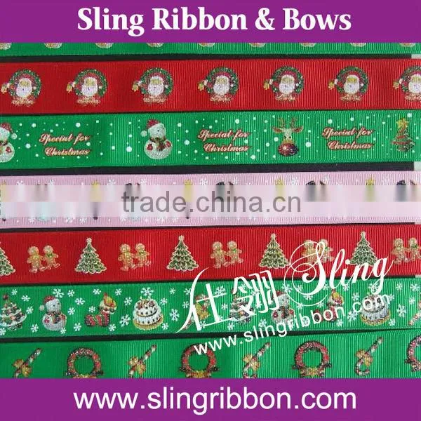 Heat Transfer Satin Ribbon Celebrate It Ribbon Christmas