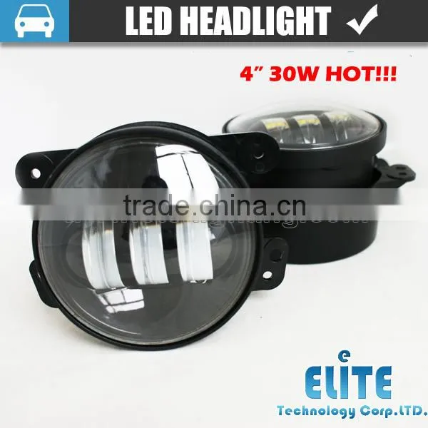 Factory outlet 4*6inch led fog light type and 4 inch/4" LED motorcycle headlight for Harley motorcycle
