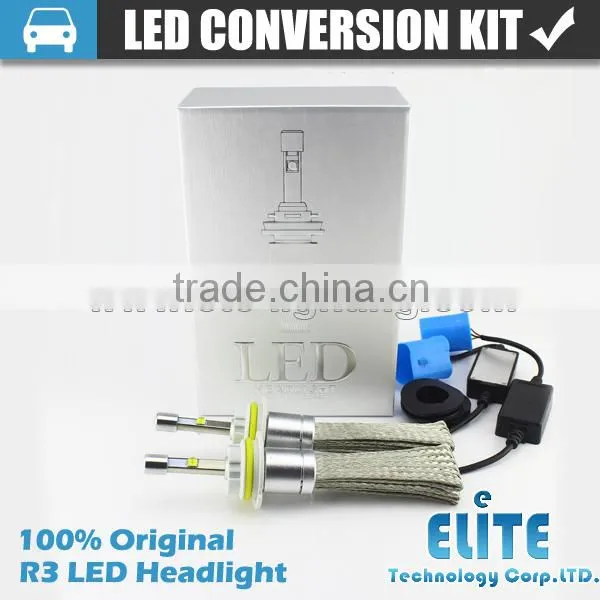 Super waterproof R3 headlights led car led light 9004 9007