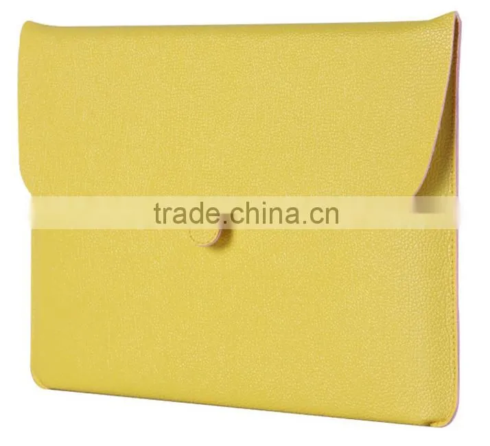 Ultra Slim & Lightweight Laptop Leather Sleeve Bag For Macbook, Carrying Bag Handbag for Macbook