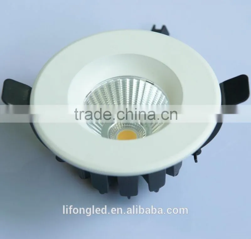 New Designed CRI97 8w led cob recessed downlight for ceiling lighting