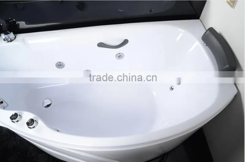 Solid surface massage bathtub