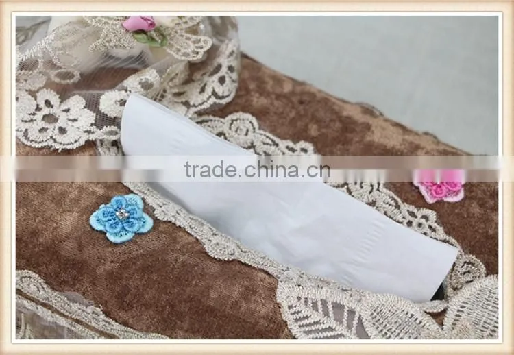 Long pattern single bear lint tissue box
