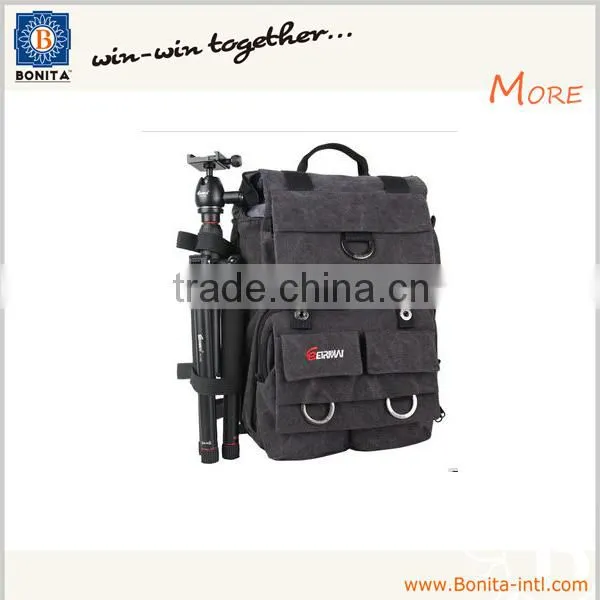 Waterproof Dslr Canvas backpack bag tripod bag waterproof backpack camera bag