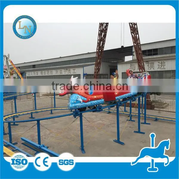 Amusement kids ride dragon train!!! Playground equipment fairground attraction roller coaster slide dragon for sale