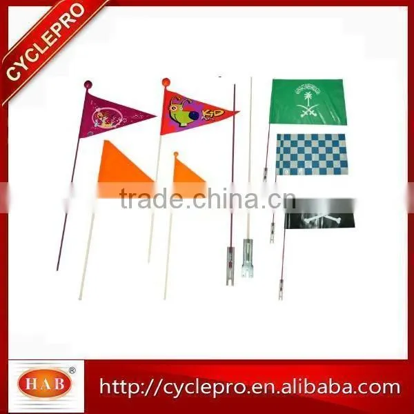 Safety Flag Fluro Orange Bicycle Childs Bike Mobility Scooter Pram Kids Safety flag 122CM