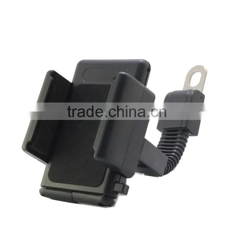 smart phone holder motorcycle rearview mirror mount for all mobile phone GPS 360 degree rotate new arrival