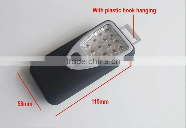 Ningbo JELO Sales promotion Super Bright 14LED Work Light With Hook and Magnet Working Lamp