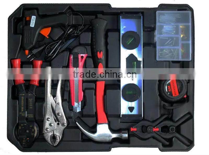 aluminium trolley case 186pcs hand tool set