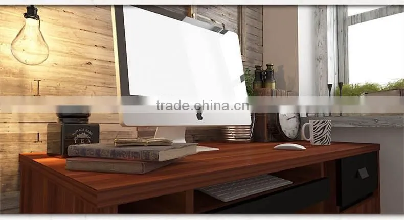 Chinese New style wood grain computer desk for home furniture