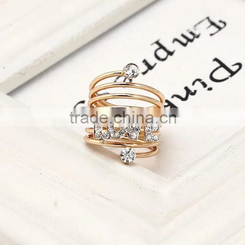 Fashion premier jewelry star love wedding rings