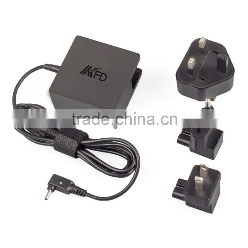 Square 19v 1.75a 33w netbook ac adapter power charger for ASUS