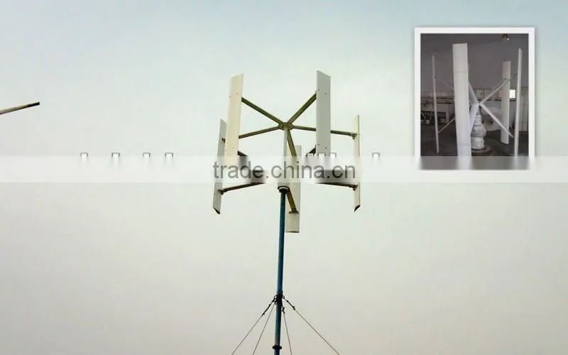 V 3KW Vertical Axis Wind Power Generator