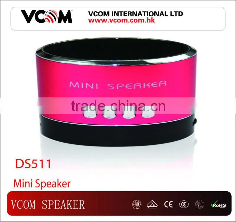 Best Selling Fashion Pink Portable Speaker 2013